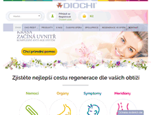 Tablet Screenshot of diochi.cz
